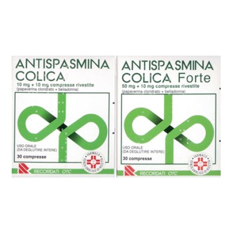 ANTISPASMINA COLICA*FORTE 30 cpr riv 10 mg + 50 mg
