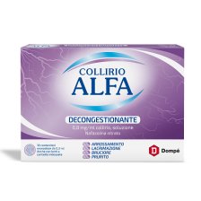COLLIRIO ALFA DECONGESTIONANTE*10 monodosi collirio 0,3 ml 0,8 mg/ml