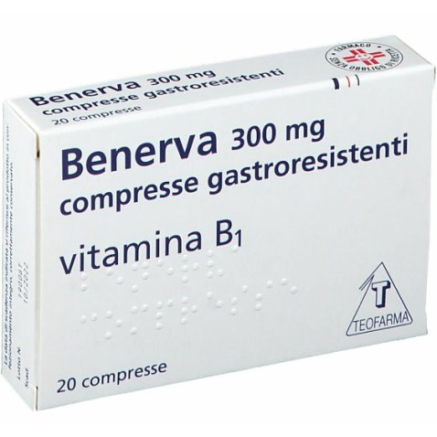 BENERVA*20 cpr gastrores 300 mg