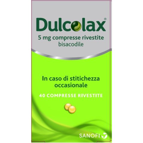 DULCOLAX*40 cpr riv 5 mg