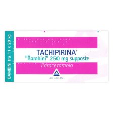TACHIPIRINA*BB 10 supp 250 mg