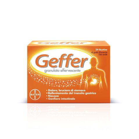 GEFFER*orale granulato effervescente 24 bustine 5 g GEFFER*orale granulato effervescente 24 bustine 5 g