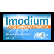 IMODIUM*12 cpr orosolubili 2 mg IMODIUM*12 cpr orosolubili 2 mg