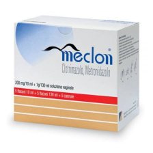 MECLON*soluzione vaginale 5 flaconi 200 mg/10 ml + 1 g/130 ml MECLON*soluzione vaginale 5 flaconi 200 mg/10 ml + 1 g/130 ml