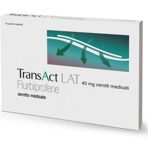 TRANSACT LAT*10 cerotti medicati 40 mg