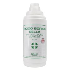 ACIDO BORICO (SELLA)*soluz u.e. 500 ml 3% ACIDO BORICO (SELLA)*soluz u.e. 500 ml 3%