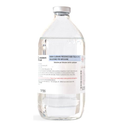 SODIO CLORURO (FRESENIUS KABI ITALIA)*1 flacone EV 500 ml 0,9%
