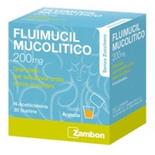 FLUIMUCIL MUCOLITICO*30 bust grat 200 mg senza zucchero