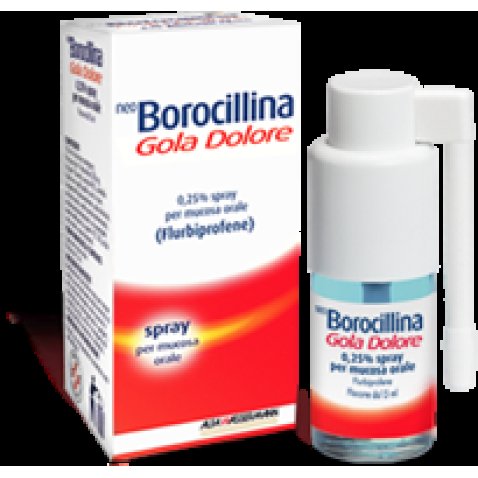 NEOBOROCILLINA GOLA DOLORE*1 flaconcino spray 15 ml 37,5 mgmenta NEOBOROCILLINA GOLA DOLORE*1 flaconcino spray 15 ml 37,5 mgmenta