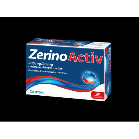 ZERINOACTIV*20 cpr 200 mg + 30 mg