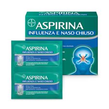 ASPIRINA INFLUENZA E NASO CHIUSO*orale 10 bust 500 mg + 30 mg