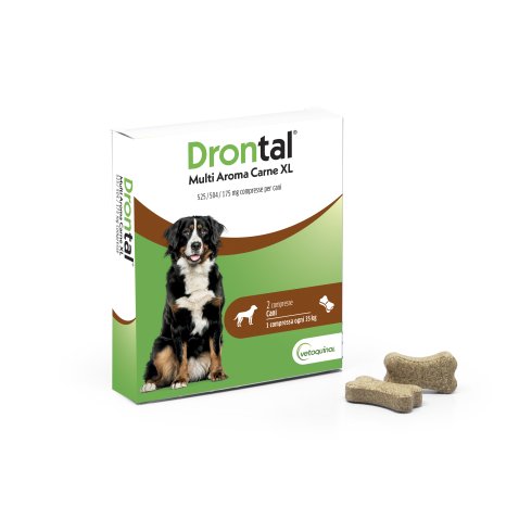 DRONTAL MULTI AROMA CARNE XL*2 cpr cani XL