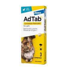 ADTAB*3 cpr masticabile 48 mg per gatti da 2 a 8 Kg ADTAB*3 cpr masticabile 48 mg per gatti da 2 a 8 Kg