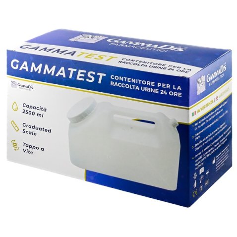 CONTENITORE STERILE PER LA RACCOLTA URINA GAMMASI 24H 2500 ML GAMMADIS