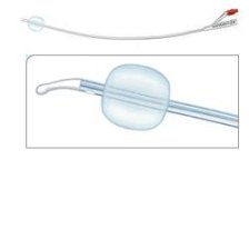 CATETERE FOLEY IN SILICONE PER ADULTI BRILLANT PLUS 2 VIE SENZA SCANALATURE CH18 LUNGHEZZA 41 CM PALLONCINO 10 ML PUNTACILINDRICA 2 FORI 1 PEZZO