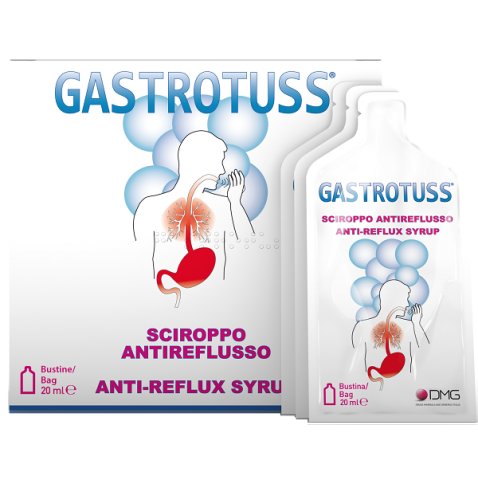 SCIROPPO ANTIREFLUSSO GASTROTUSS 25 BUSTINE MONODOSE 20 ML