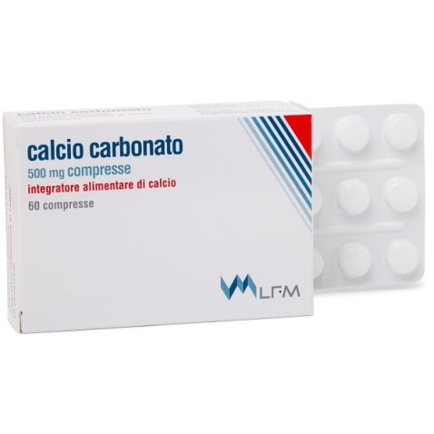 CALCIO CARBONATO 60 COMPRESSE 500 MG