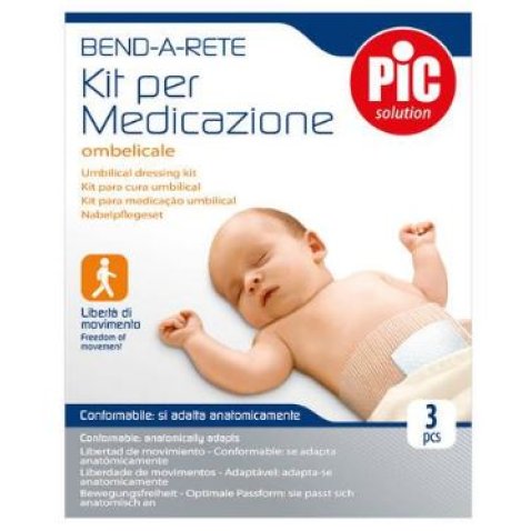 KIT MEDICAZIONE BENDA A RETE OMBELICALE KIT MEDICAZIONE BENDA A RETE OMBELICALE