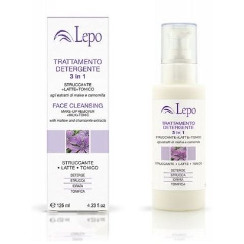 LEPOTRATTAMENTO DETERGENTE 3 IN 1 STRUCCANTE + LATTE + TONICO 125 ML