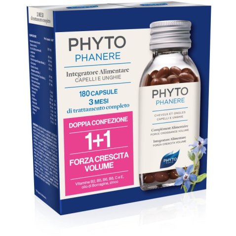 PHYTO PARIS PHYTOPHANERE INTEGRATORE ALIMENTARE CAPELLI/UNGHIE 90+90 CAPSULE PHYTO PARIS PHYTOPHANERE INTEGRATORE ALIMENTARE CAPELLI/UNGHIE 90+90 CAPSULE