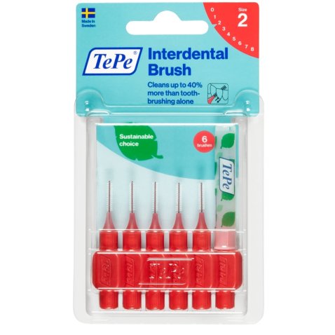 TEPE SCOVOLINO ROSSO 0,5MM 6 PEZZI