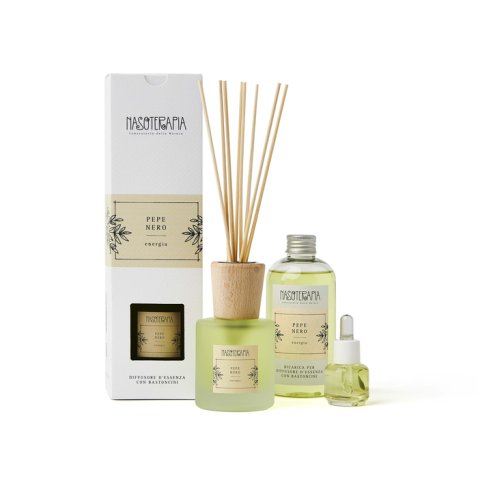 DIFFUSORE BASTONCINI PEPE NERO 100 ML