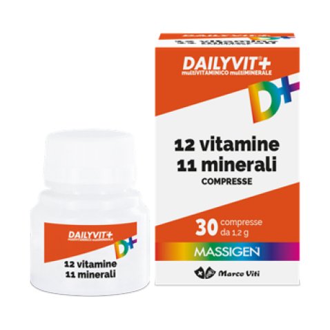 MASSIGEN DAILYVIT 12 VITAMINE 11 MINERALI 30 COMPRESSE RIVESTITE
