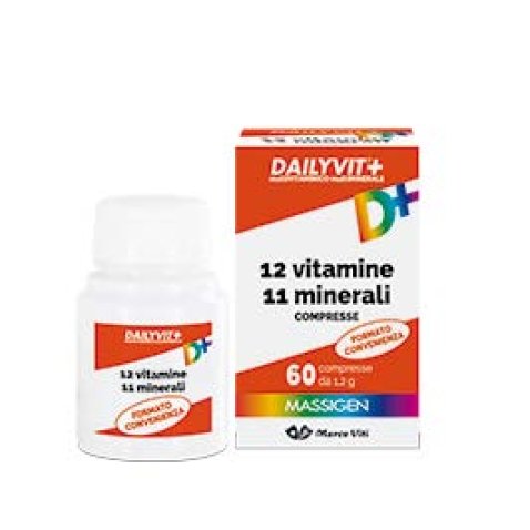 MASSIGEN DAILYVIT 12 VITAMINE 11 MINERALI 60 COMPRESSE RIVESTITE
