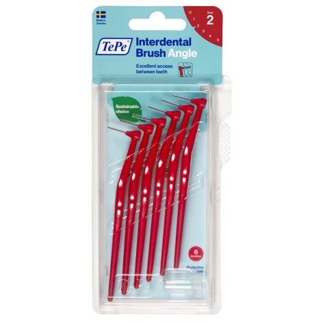 TEPE ANGLE SCOVOLINO ROSSO 0,5MM 6 PEZZI TEPE ANGLE SCOVOLINO ROSSO 0,5MM 6 PEZZI