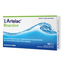 ARTELAC REACTIVE SOLUZIONE OFTALMICA MONODOSE 20 UNITA' DA 0,5 ML