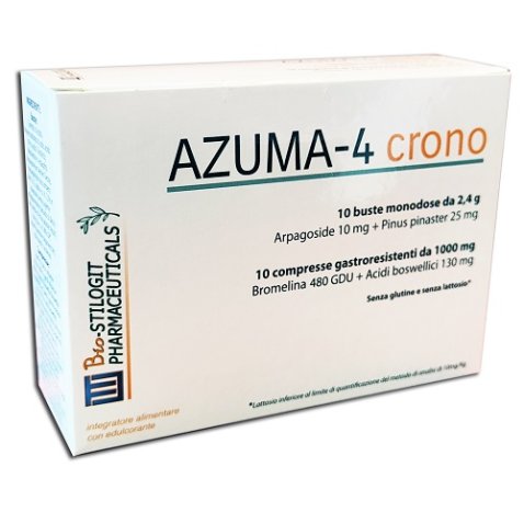 AZUMA-4 CRONO 10 COMPRESSE GASTRORESISTENTI + 10 BUSTE