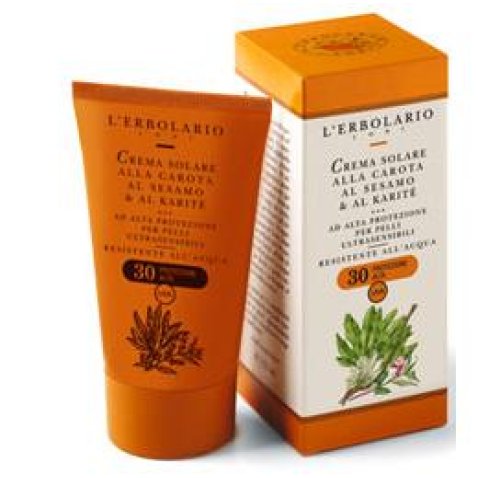 CREMA SOLARE CAROTA/SESAMO/KARITE' SPF30 125 ML CREMA SOLARE CAROTA/SESAMO/KARITE' SPF30 125 ML