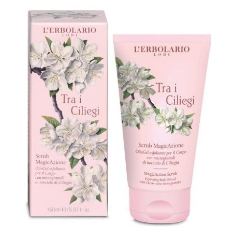 TRA I CILIEGI SCRUB MAGICAZIONE OLIOGEL ESFOLIANTE CORPO 150ML TRA I CILIEGI SCRUB MAGICAZIONE OLIOGEL ESFOLIANTE CORPO 150ML