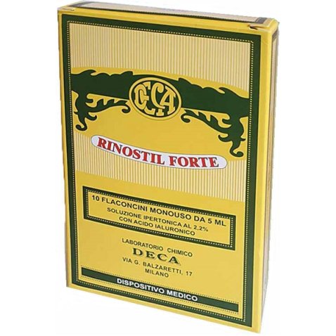 RINOSTIL FORTE SOLUZIONE IPERTONICA 10 FLACONCINI MONOUSO DA5 ML