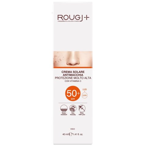 ROUGJ SOLARE SPF50+ VISO ANTIMACCHIA VITAMINA C 40 ML ROUGJ SOLARE SPF50+ VISO ANTIMACCHIA VITAMINA C 40 ML