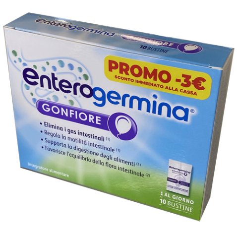 ENTEROGERMINA GONFIORE 10 BUSTINE 4 G PROMO ENTEROGERMINA GONFIORE 10 BUSTINE 4 G PROMO