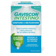 GAVISCON INTESTINO GONFIORE E METEORISMO 30 CAPSULE GAVISCON INTESTINO GONFIORE E METEORISMO 30 CAPSULE