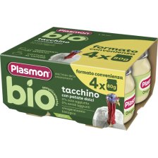 PLASMON BIO OMOGENEIZZATO TACCHINO CON PATATE DOLCI 4 PEZZIDA 80 G
