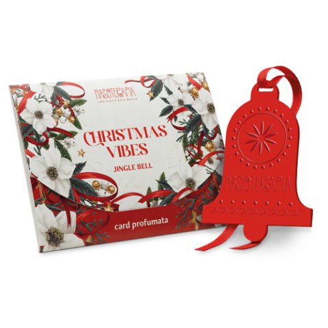 NASOTERAPIA CARD PROFUMATA SINGOLA JINGLE BELL