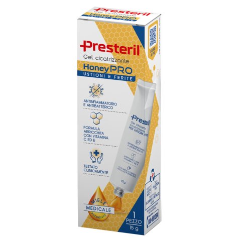 GEL IDROATTIVO CICATRIZZANTE PRESTERIL HONEYPRO 15 G