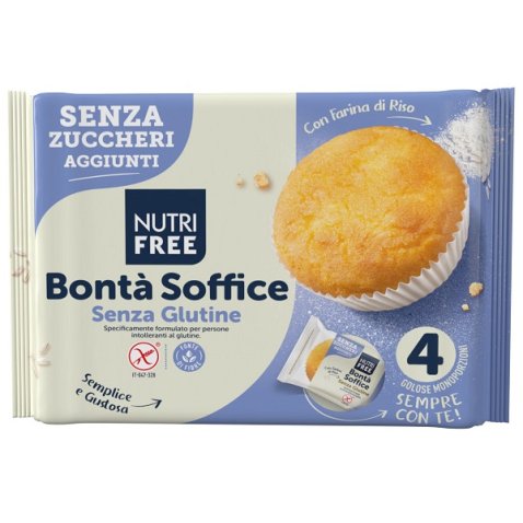 NUTRIFREE BONTA' SOFFICE SENZA ZUCCHERI AGGIUNTI 4 PEZZI DA35 G