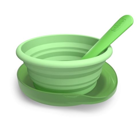 CHICCO PIATTINO COLLASSABILE SILICONE CON CUSTODIA