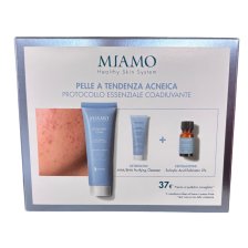 MIAMO 3 CVS 2025 COFANETTO TENDENZA ACNEICA ACNEVER CREAM +AHA/BHA PURIFYING CLEANSER + SALICYLIC ACID EXFOLIATOR 2% 10ML
