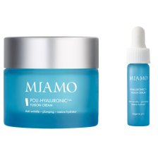 MIAMO 2025 BUNDLE PROMO POLI HYALURONIC 14+ FUSION CREAM 50ML+ VIALS HYALURONIC 14+ FUSION SERUM 4 ML
