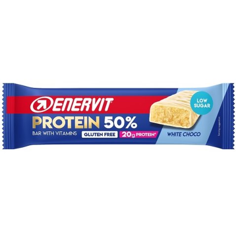 ENERVIT SPORT PROTEIN BAR 50% WHITE CHOCO 40 G