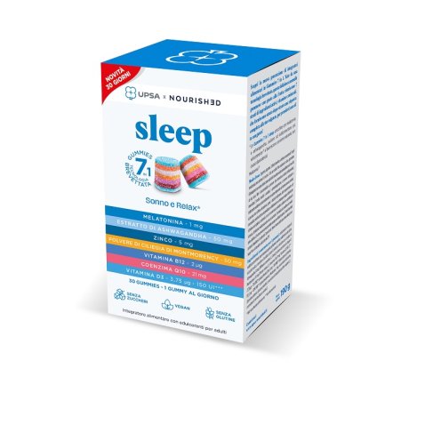 UPSA X NOURISHED SLEEP 30 GIORNI NUOVA FORMULAZIONE 30 GUMMIES