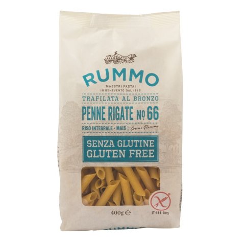 RUMMO PENNE RIGATE N66 DI RISO INTEGRALE E MAIS 400 G