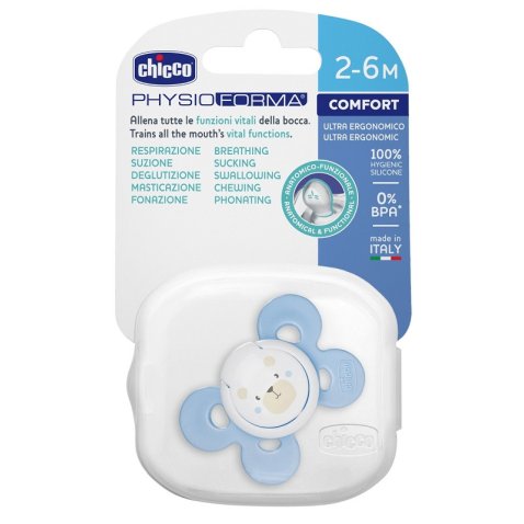 CHICCO SUCCHIETTO COMFORT BOY IN SILICONE 2-6 MESI 1 PEZZO