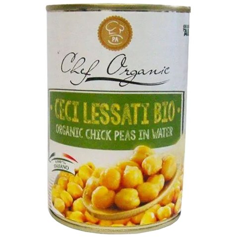 CHEF ORGANIC CECI LESSATI 400 G CHEF ORGANIC CECI LESSATI 400 G