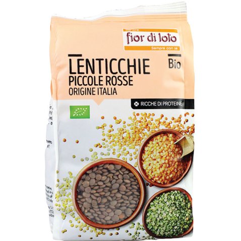 LENTICCHIE PICCOLE ROSSE ITALIA BIO 400 G